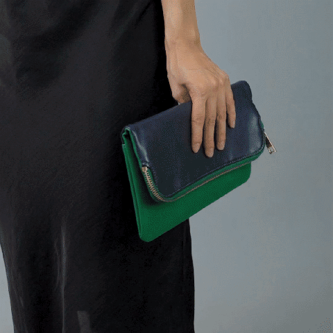 Midnight Forest Voyager - Reversible Clutch + Mirror