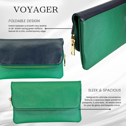 Midnight Forest Voyager - Reversible Clutch + Mirror
